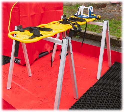 Мобільні опори для медичних нош