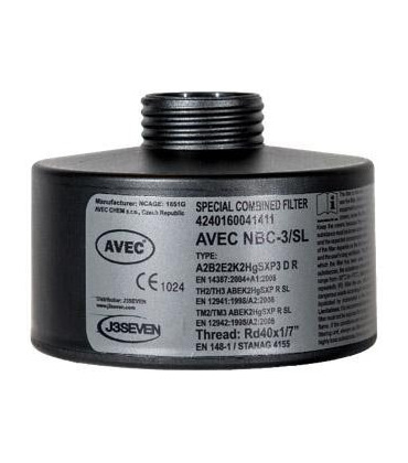 Фільтр для протигаза NBC-3/SL M (А2В2Е2К2HgSXP3D R REACTOR) - зображення 1